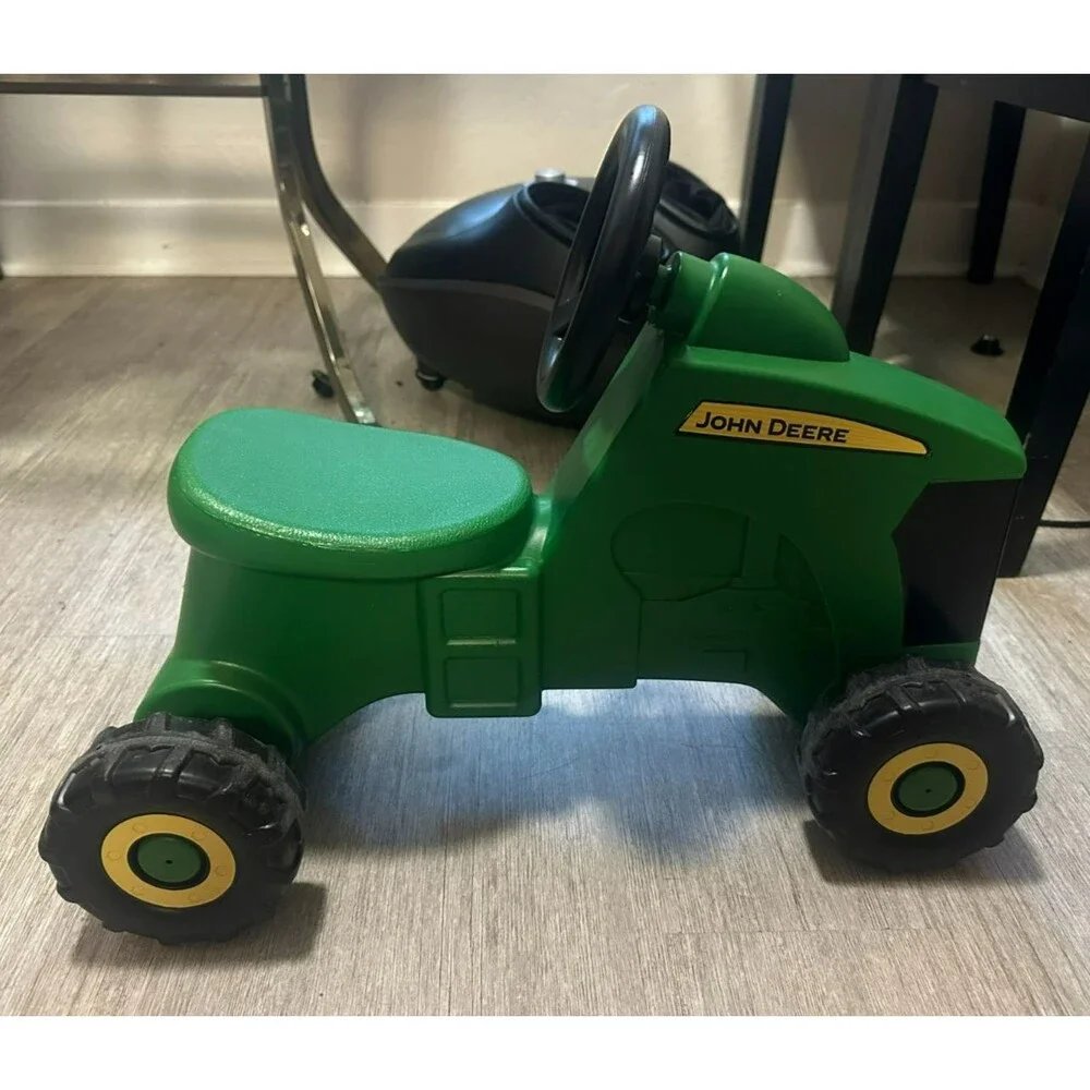 John Deere Ride-On Toys Sit 'N Scoot Activity Tractor for Kids 18 Months & Up